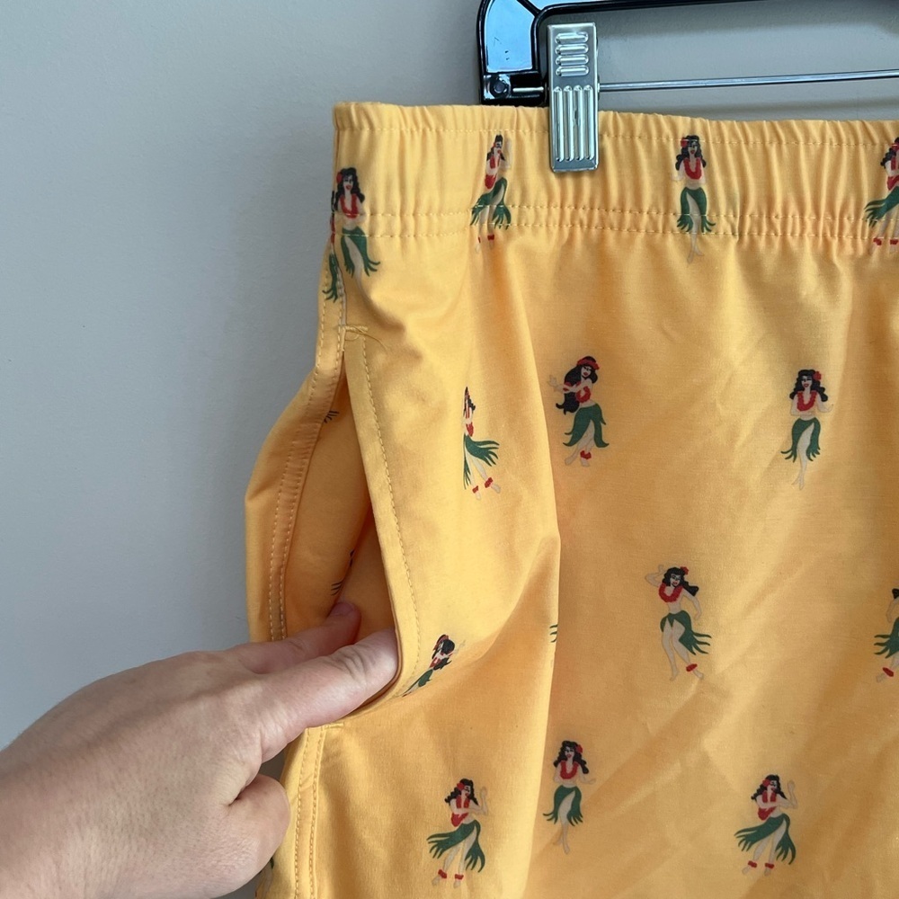 Rip Curl Nwt Tropical Vibes 17” Volley Swim Board Shorts Washed Yellow, Xxl — image 6 of 8